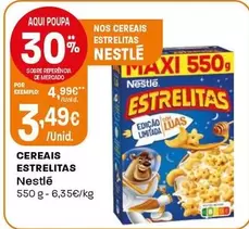 Oferta de Cereais Estrelitas por 3,49€ em Intermarché