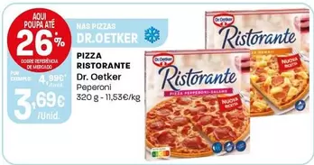 Oferta de Dr. Oetker - Pizza Ristorante por 3,69€ em Intermarché