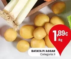 Oferta de Batata P/Assar por 1,89€ em Intermarché