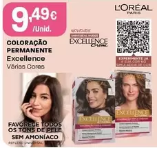 Oferta de L'Oréal - Coloração Permanente por 9,49€ em Intermarché