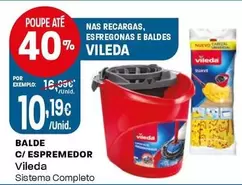 Oferta de Vileda - Balde C/Espremedor por 10,19€ em Intermarché