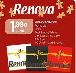 Oferta de Renova - Guardanapos por 1,99€ em Intermarché