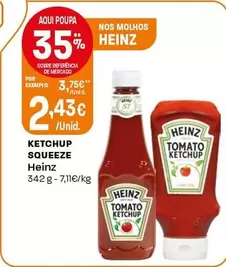 Oferta de Ketchup Squeeze por 2,43€ em Intermarché