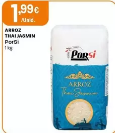 Oferta de Porsi - Arroz Thai Jasmin por 1,99€ em Intermarché