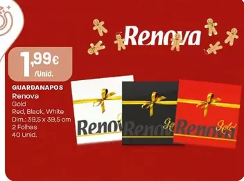 Oferta de Renova - Guardanapos por 1,99€ em Intermarché