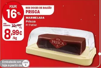 Oferta de Prisca - Marmelada por 8,99€ em Intermarché