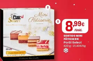 Oferta de Porsi - Select Sortido Mini Pâtisserie  por 8,99€ em Intermarché