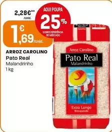 Oferta de Pato Real - Arroz Carolino por 1,69€ em Intermarché