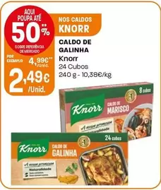 Oferta de Knorr - Caldo De Galinha por 2,49€ em Intermarché