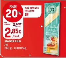 Oferta de JR - Massa Filo por 2,85€ em Intermarché