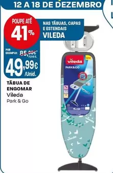 Oferta de Vileda - Tabua De Engomar por 49,99€ em Intermarché