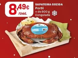 Oferta de Porsi - Sapateira Cozida por 8,49€ em Intermarché