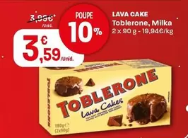 Oferta de Toblerone/Milka - Lava Cake por 3,59€ em Intermarché