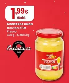 Oferta de Bouton D´or - Mostarda Dijon por 1,99€ em Intermarché