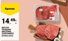 Oferta de Nacional - Bife Do Traseiro  Continente por 14,49€ em Continente