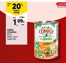 Oferta de Compal - Grão por 1,09€ em Continente