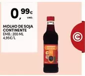 Oferta de Continente - Molho De Soja por 0,99€ em Continente