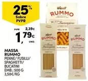 Oferta de Rummo - Massa por 1,79€ em Continente