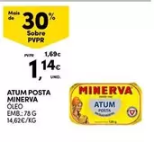 Oferta de Minerva - Atum Posta por 1,14€ em Continente