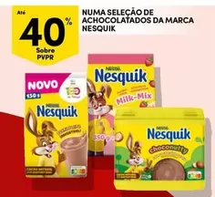 Oferta de Nesquik - Numa Selecao De Achocolatados Da Marcaem Continente