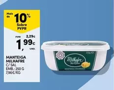 Oferta de Milhafre - Manteiga por 1,99€ em Continente