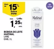 Oferta de Matinal - Bebida De Leite por 1,25€ em Continente