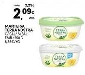 Oferta de Terra Nostra - Manteiga por 2,09€ em Continente