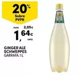 Oferta de Schweppes - Ginger Ale por 1,64€ em Continente