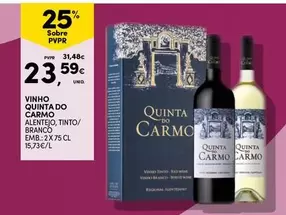 Oferta de Alentejo - Vinho Quinta Do Carmo por 23,59€ em Continente