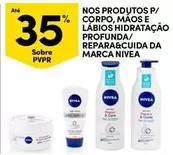 Oferta de Nivea - Nas Produtos P/ Corpo, Maos E Labios Hidratação Profunda/ Repara&Cuiça Da Marcaem Continente