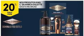 Oferta de Gillette - Nos Produtos King C Da Marcaem Continente