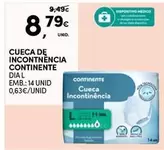 Oferta de Continente - Cueca De Incontinencia por 8,79€ em Continente