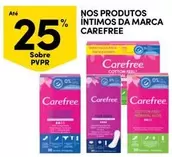 Oferta de Carefree - Nos Produtos Intimos Da Marcaem Continente