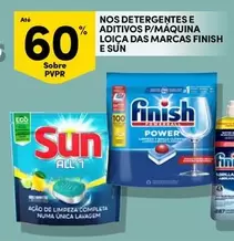 Oferta de Finish - Detergentes E Aditivos P/Maquina Loica Das Marcasem Continente