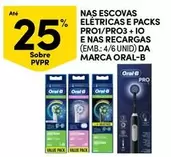 Oferta de B! - Nas Escovas Elétricas E Packs Pro1/Pro3 + Io E Nas Recargasem Continente