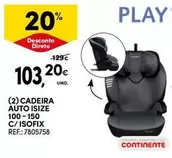 Oferta de Continente - Cadeira Auto Isize C/ Isofix por 103,2€ em Continente