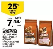 Oferta de Ultima - Alimento Seco P/cao por 7,48€ em Continente