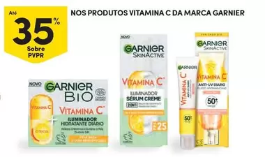 Oferta de Garnier - Nos Produtos Vitamina C Da Marcaem Continente