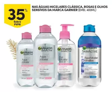 Oferta de Garnier - Nas Águas Micelares Clássica, Rosas E Olhos Sensiveis Da Marcaem Continente