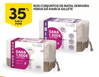 Oferta de Gillette - Nos Conjuntos De Natal Senhoraem Continente