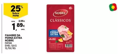 Oferta de Nobre - Fiambre Da Peina Extra por 1,89€ em Continente