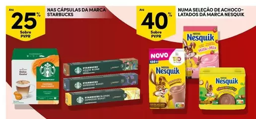 Oferta de Nesquik - Numa Selecao De Achoco-Latados Da Marcaem Continente