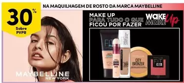 Oferta de Maybelline - Maquilhagem De Rostoem Continente