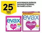 Oferta de Evax - Nos Pensos Diários Salvaslip Normalem Continente