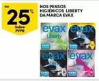 Oferta de Evax - Nos Pensos Higienicos Liberty Da Marcaem Continente