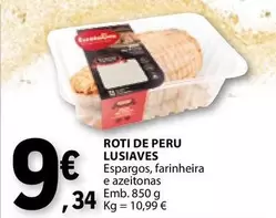 Oferta de Lusiaves - Roti De Peru por 9,34€ em E.Leclerc