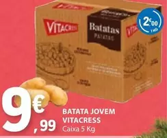 Oferta de Vitacress - Batata Jovem por 9,99€ em E.Leclerc