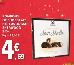 Oferta de Bombons De Chocolate Frutos Do Mar por 4,69€ em E.Leclerc