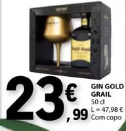 Oferta de .Com - Gin Gold por 23,99€ em E.Leclerc