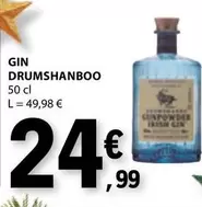 Oferta de Gin Drumshanboo por 24,99€ em E.Leclerc